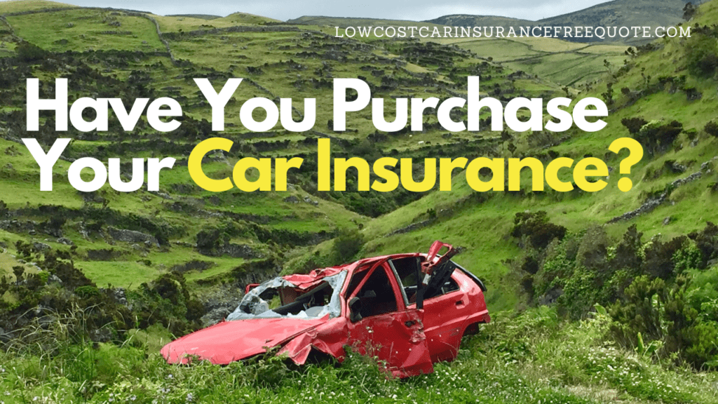Have You Purchase Your Car Insurance